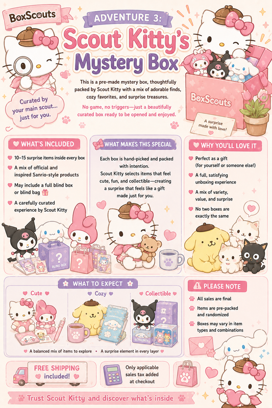 Adventure 3: Scout Kitty's Mystery Box