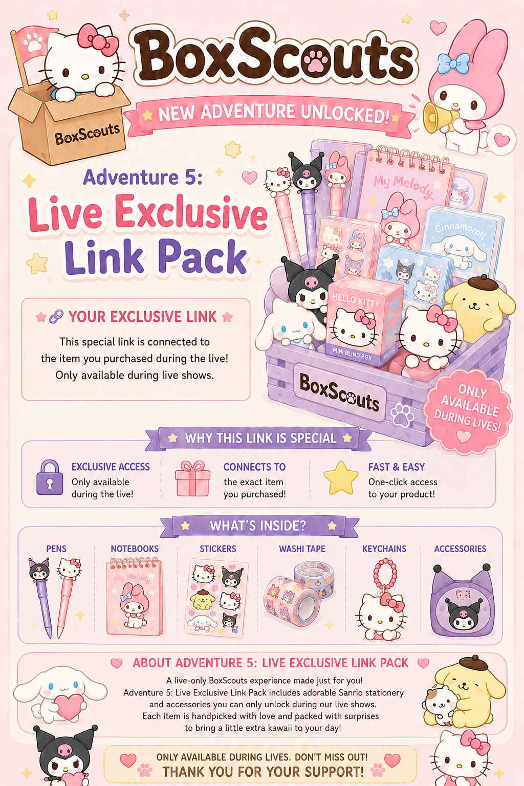 Adventure 5: Link for Live Purchases Only